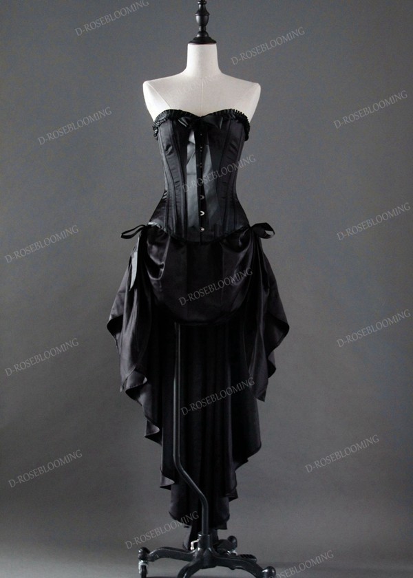 Black High-low Gothic Prom Dress D1037 ...