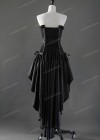 Black High-low Gothic Prom Dress D1037