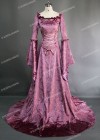 Purple Velvet Medieval Dress D2009