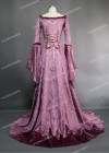 Purple Velvet Medieval Dress D2009