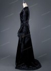 Black Velvet Medieval Gown D2013