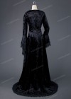Black Velvet Medieval Gown D2013
