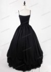 Black Gothic Tulle Long Skirt D1S013
