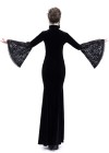 Black Velvet Mermaid Victorian Dress D3004