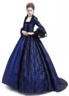 Blue Ball Gown Victorian Costume Dress D3006