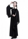 Black Off-The-Shoulder Medieval Dress D2017