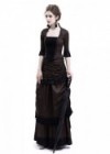 Brown Victorian Bustle Dress D3014