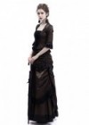 Brown Victorian Bustle Dress D3014