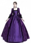 Purple Ball Gown Victorian Masquerade Dress D3017