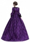 Purple Ball Gown Victorian Masquerade Dress D3017