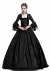 Black Ball Gown Victorian Masquerade Dress D3018