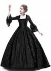 Black Ball Gown Victorian Masquerade Dress D3018