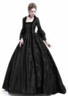 Black Ball Gown Victorian Masquerade Dress D3018