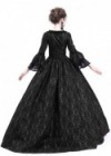 Black Ball Gown Victorian Masquerade Dress D3018