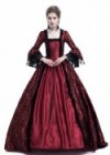 Red Ball Gown Victorian Masquerade Dress D3019