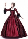 Red Ball Gown Victorian Masquerade Dress D3019