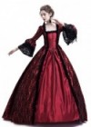 Red Ball Gown Victorian Masquerade Dress D3019