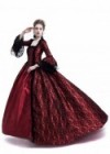 Red Ball Gown Victorian Masquerade Dress D3019
