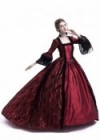 Red Ball Gown Victorian Masquerade Dress D3019