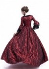 Red Ball Gown Victorian Masquerade Dress D3019