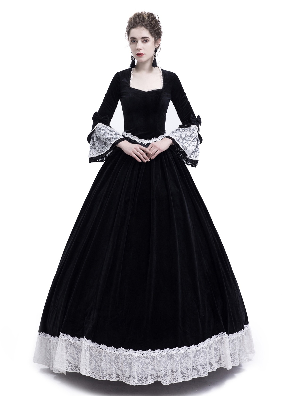 victorian velvet dress