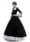 Black Velvet Civil War Theatrical Victorian Dress D3007
