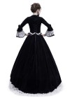 Black Velvet Civil War Theatrical Victorian Dress D3007