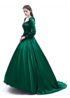 Green Ball Princess Victorian Masquerade Dress D3005