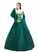 Green Fancy Theatrical Victorian Dress D3002