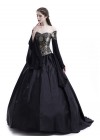 Black Fancy Theatrical Victorian Dress D3002