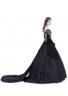 Black Fancy Theatrical Victorian Dress D3002