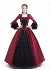 Red Ball Gown Theatrical Victorian Gown D3023