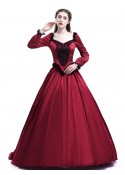 Red Ball Princess Victorian Masquerade Dress D3022