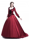 Red Ball Princess Victorian Masquerade Dress D3022