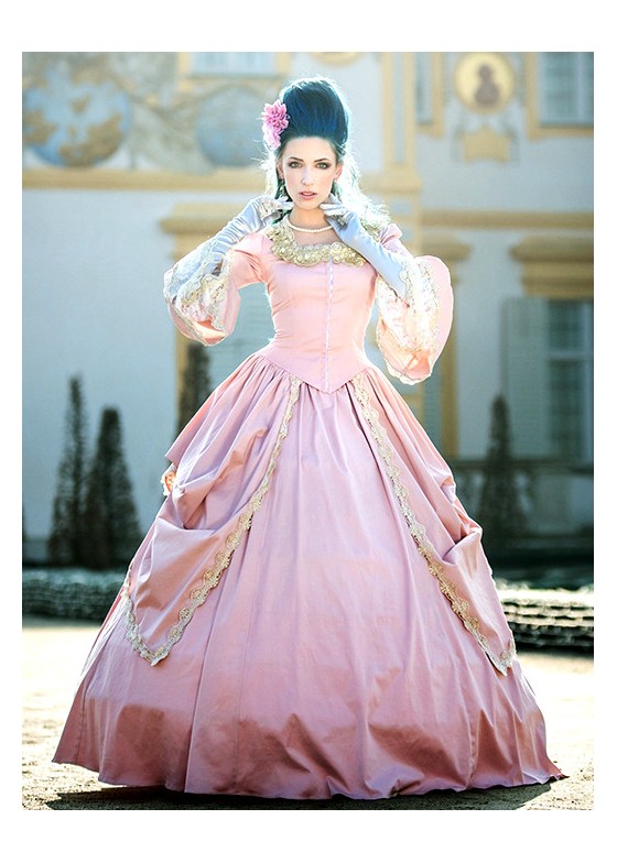 Pink Marie Antoinette Victorian Ball Dress D3015