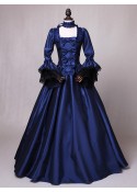 Blue Marie Antoinette Princess Victorian Dress D3013