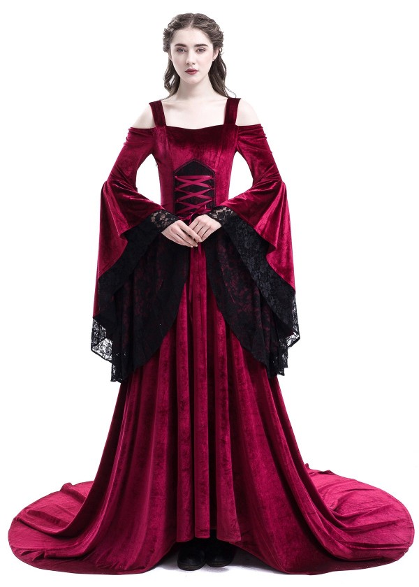 Red Medieval Dress